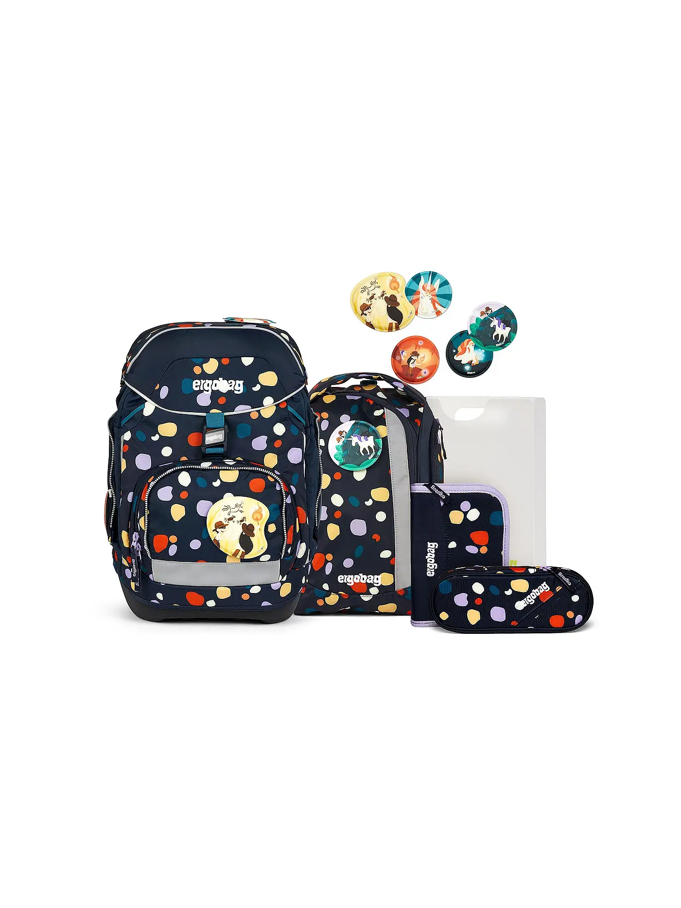 ERGOBAG | Schultaschen Set 6tlg PACK Bärensteinhöhle | 